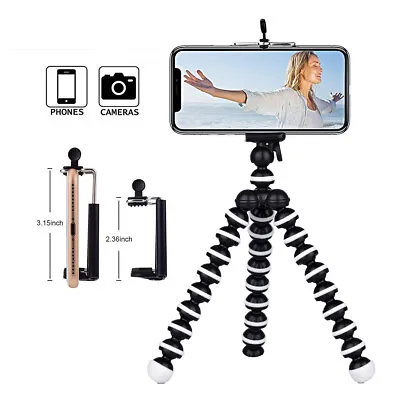 £5.83 • Buy Flexible Mini Gorilla Tripod Stand Grip Mount + Holder For Mobile Phone IPhone