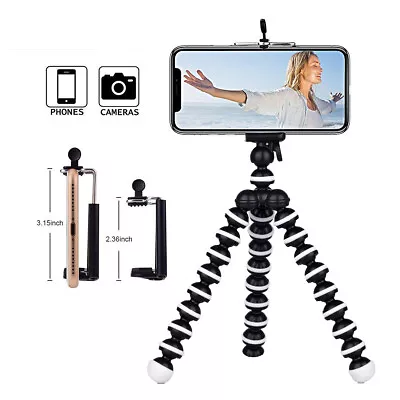 £5.97 • Buy Flexible Mini Travel Gorilla Tripod Stand Grip. For IPhone, Mobile Phone Holder