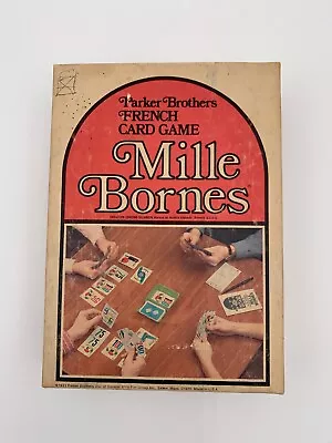 Vintage Mille Bornes 1971 Parker Brothers French Auto Racing Card Game • $14.99