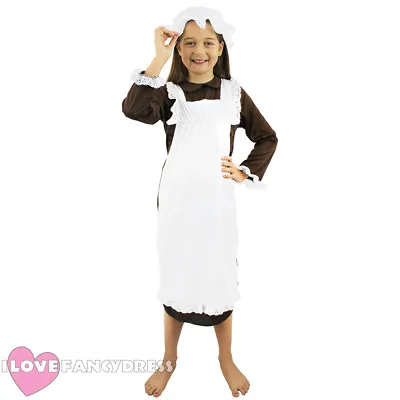 £10.99 • Buy Girls Victorian Costume Child's Poor Historic Fancy Dress School Curriculum
