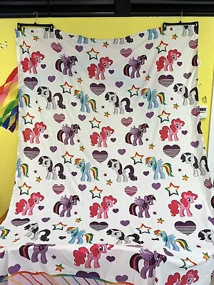 My Little Pony Standard Twin Sheet Hasbro 2014 100% Polyester Multicolor Ponies  • $19.99