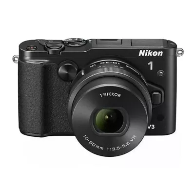 Nikon 1 V3 18.4 MP Digital Camera - Black (Kit W/ 10-30mm Lens) • $500