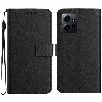 Stripe Wallet Leather Flip Cover Case For Xiaomi Redmi 12 4G A2 Note 12S 13 Pro+ • $12.14