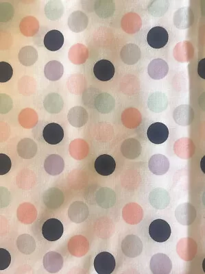 Jo-Ann Fabrics Polka Dot Colorful Cotton Quilting Fabric 12”x44” • $6.39