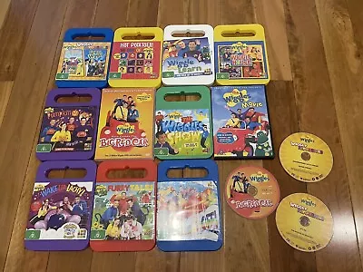 11 + 3 Original Wiggles DVDs Bulk Bundle Lot With Free Postage TOTAL 14 DVDs • $65