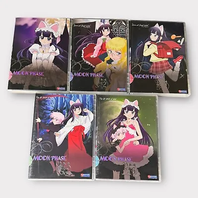 Moon Phase Anime Volumes 1 2 4 5 6 (DVD 2004) Region 1 LIKE NEW • $30