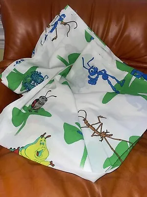 Vintage Disney A Bugs Life Flat Twin Bedsheet-bed Sheet Only. EUC • $15