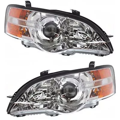 Headlight Set For 2006-2007 Subaru Legacy Outback Left And Right With Bulb 2Pc • $189.98