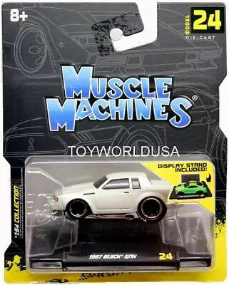 Maisto Muscle Machines Series 4 #24 1987 Buick GNX White • $4.99