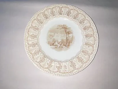 LNRP3 Historical Staffordshire City Hall New York Dinner Plate By Meigh Ca. 1840 • $95