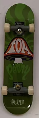 Vintage Tech Deck Fingerboard Tom Penny Flip Mushroom Green Skateboard Toy RARE • $12.59