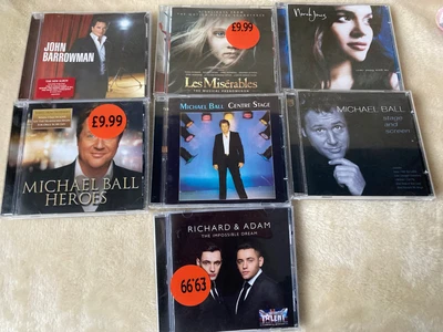£1.99 • Buy Michael Ball, John Barrowman, Norah Jones, Les Miserables CDs X 6
