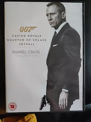 Daniel Craig Collection 007 Triple DVD Boxset - Casino Royale Skyfall Quantum • £2.49