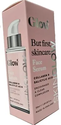 Skin Glow Face Serum Collagen & Salicylic Acid 50ml RRP £15 A CLEAR COMPLEXION • £16.39