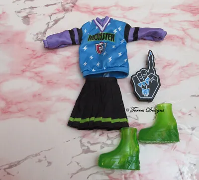 New Monster High Frankie Stein Doll Outfit From Sporty Collection - Gift Or OOAK • $6.99