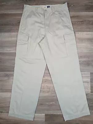 Vintage Y2K Gap Cargo Trousers W34 L32 Beige • £21.99