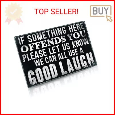 Putuo Decor Funny Sarcastic Metal Tin Sign Man Cave Bar Decor If Some Thing Here • $13.05