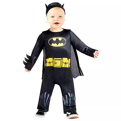 Child Toddler Batman Fancy Dress Superhero Costume Dark Knight Kid Boys Book • £15.99