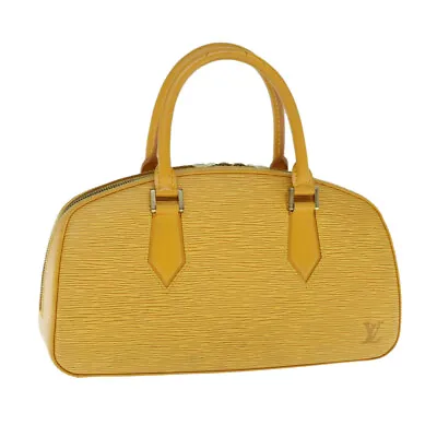 LOUIS VUITTON Epi Jasmine Hand Bag Tassili Yellow M52089 LV Auth 62686 • $360