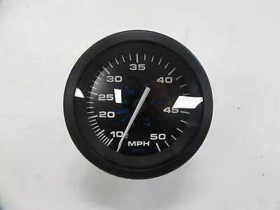 Teleflex Speedometer Gauge 59641 | Black 3 1/2 Inch 50 Mph Marine Boat • $24.95