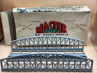 MASTER MODELS STEEL GIRDER BRIDGE Compatible With HORNBY DUBLO Grey No.77 Boxed • £54.99