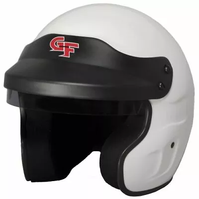 G-Force Racing Gear 13002XLGWH GF1 Open Face Helmet; SA2020 - White; X-Large • $239