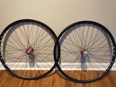 Chris King Single Speed ISO Disc Wheelset H+Son Archetype Rims Excellent 36h F/R • $700