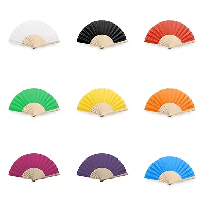 £3.99 • Buy Wooden Handheld Hand Fan Wedding Party Accessory Favour Summer Hen Bridal Party