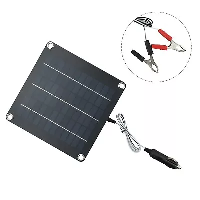 Brand New Solar Panel Bottle Clips Car RV Charger Solar Battery Maintainer • £27.18
