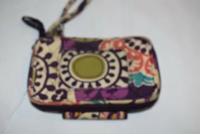 Vera Bradley Wristlet Wallet In Retired Plum Crazy • $11.99