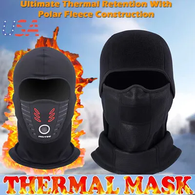 Winter Balaclava Fleece Ski Ninja Face Mask Neck Hood Warm Gear For Cold Weather • $9.98