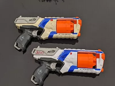 NERF N-Strike Elite Strongarm Hasbro X 2 Toy Dart Blasters Bundle  • $24