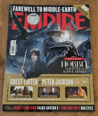 Empire Film Magazine Issue 307 January 2015 Hobbit Battle Of Five Armies Cover 1 • £8.99
