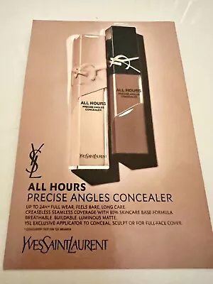 YSL Yves Saint Laurent ALL HOURS CONCEALER All Angles 6-Shade Sample Card • $7.49