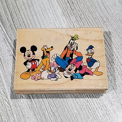 Disney Mickey Mouse And Gang 540J03 Rubber Stamp Donald Duck All Night Media • $7.99