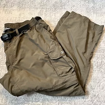 Gander Mountain Guide Series Convertible Cargo Pants Shorts XXL Brown • $19