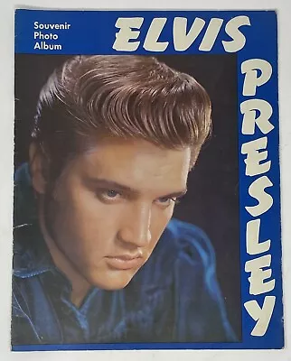 Vintage ELVIS PRESLEY 1956 Souvenir Photo Album Magazine Colonel Tom Parker 50s • $59.99