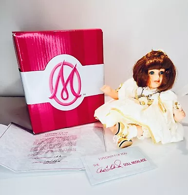 Marie Osmond “Ann Marie Holiday Tiny Tot” 5” Seated Doll With COA & Original Box • $14.99