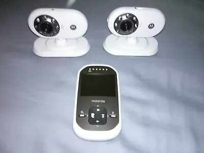 Motorola MBP25-2 Wireless 2.4 GHz Video Baby Monitor With 3 Cameras • $69