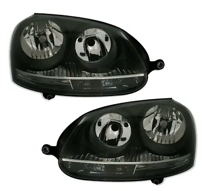 Par Di Frontlykter For VW Golf 5 V 2003-2009 Svart TUNING LPVW45WN XINO US • $305.27