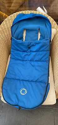 £30 • Buy Bugaboo Bee Footmuff Blue, In Good Working Condition