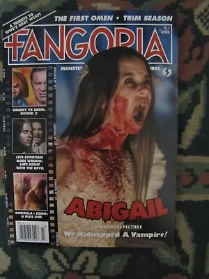 Fangoria Vol 2 # 23   BRAND  NEW   Abigal Godzilla X Kong & Chucky • $20