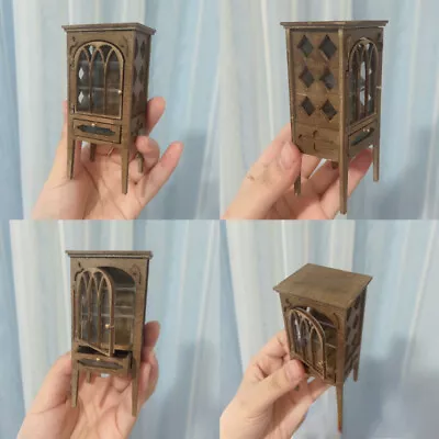 Dollhouse 1:12 Scale Miniatures DIY Victoria Witch Cabinet Furniture Unfinished • $11.69