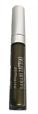 Maybelline Liquid Eyeshadow New York Color Tattoo Eye Chrome Khaki Kool .11 Oz • $6.95