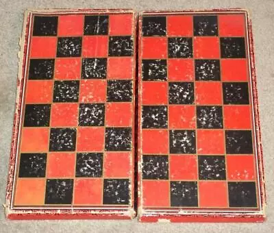 Vintage Checkers / Backgammon Board With Storage No Checkers • $1