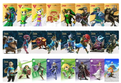 $21.99 • Buy Amiibo Cards The Legend Of Zelda Breath Of The Wild BOTW For Switch 24 PCS