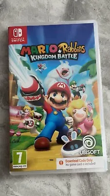 Sealed Mario + Rabbids Kingdom Battle Nintendo Switch Rabids Sealed Game Code • £15.99