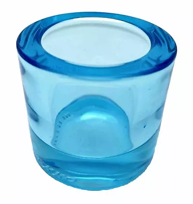 Iittala Marimekko Kivi Votive Candle Holder 2.5  Light Blue Aqua Glass Tealight • $19.20