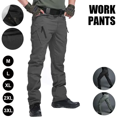 £12.99 • Buy Mens Tactical Cargo Pants Outdoor Hiking Trekking Army Joggers Military Trousers