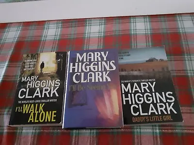 Mary Higgins Clark Book Bundle 3 Crime Thriller (2 PB/1 HB) • £6.99